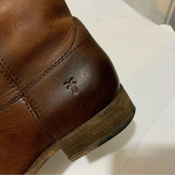 Frye Womens Melissa Brown Riding Boots Size 5.5 Medium (B, M) - Picture 10 of 16